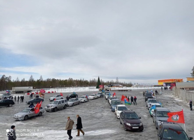 Ветераны Нерюнгринского района организовали автопробег / ЯСИА  Нерюнгринский Республика Саха (Якутия)
