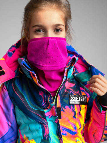 Снуд флисовый для девочки