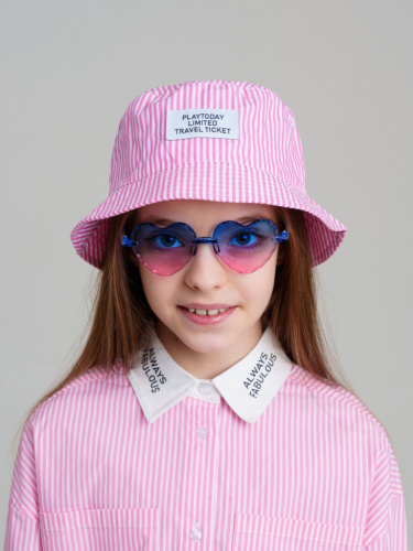 Панама текстильная для девочек