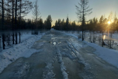 В Вилюйском и Жиганском районах снижена грузоподъемность зимника автодороги «Эдьигээн» / ЯСИА  Жиганский Республика Саха (Якутия)