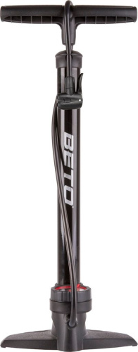 Насос напольный BETO с манометром (черный)