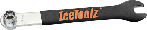 Ключ педальный IceToolz 3400 (серебристый)