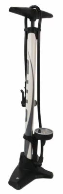 Напольный насос GIYO GF-5525 с манометром (серебристый / черный)