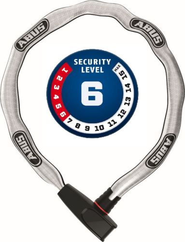 Велозамок-цепь Abus Catena Reflective 6806K, цепь 6 х 850 мм (светоотражающий)