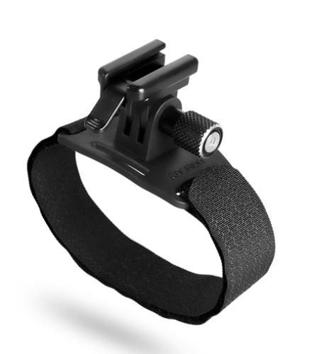 Держатель для камеры на шлем Gaciron H15P с липучкой (черный)