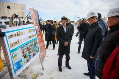 Новая школа, построенная в селе Бердигестях Якутии, позволит учиться в одну смену / ЯСИА   Республика Саха (Якутия)