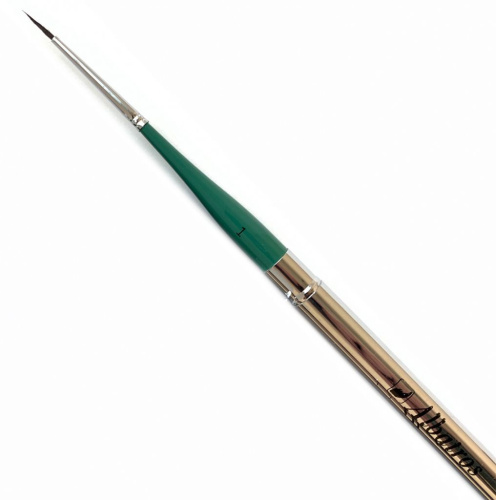 Кисть имитация №1 белки круглая Альбатрос, в футляре