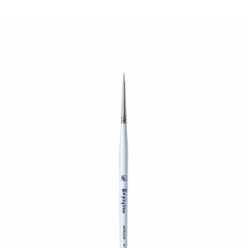 Кисть синтетика №4/0 круглая Альбатрос "Баргузин" для миниатюры, короткая ручка