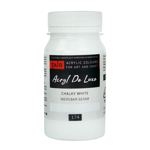 Акрил "Hobby Delux" 100 мл Меловая белая