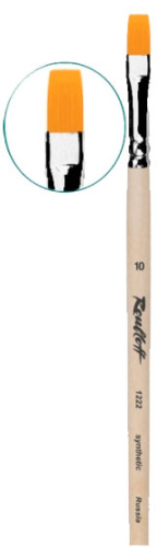 Кисть синтетика плоская Roubloff "1222"