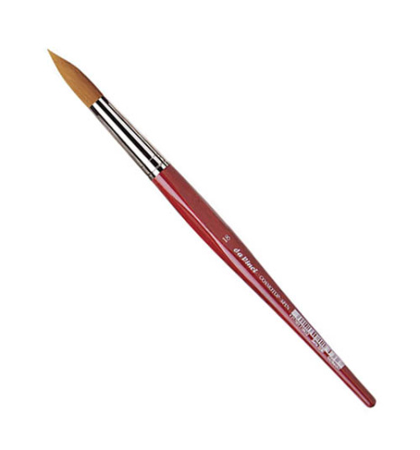 Кисть синтетика №18 круглая Da Vinci "Cosmotop Spin" 5580 короткая ручка