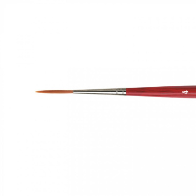 Кисть синтетика №4 круглая риггер Da Vinci Cosmotop 1280 короткая ручка