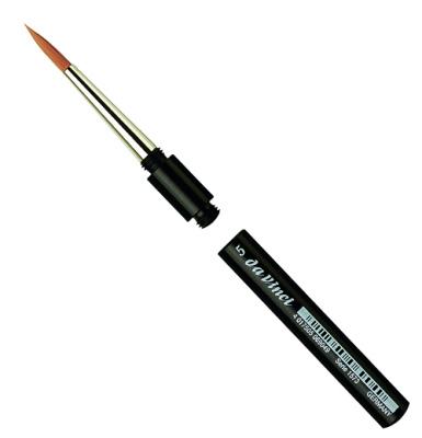 Кисть синтетика №5 круглая Da Vinci 1573 короткая ручка, съемная