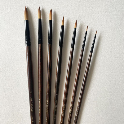 Кисть синтетика Taklon 8 Art Secret, длинная ручка, 1590 R