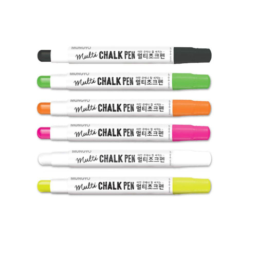 Маркер меловой для досок и стекла Mungyo желтый