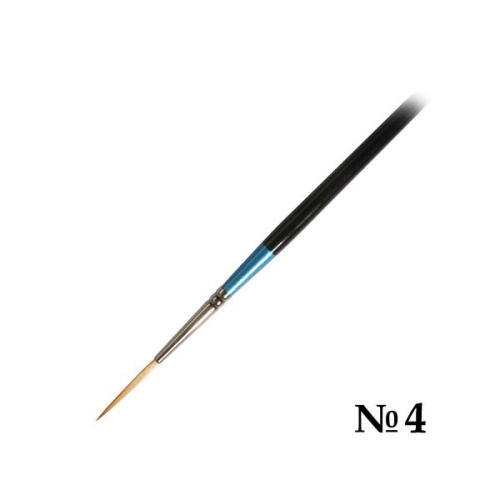 Кисть синтетика №4 риггер Daler-Rowney "AQUAFINE" короткая ручка