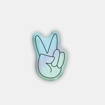 Стикер объемный "Мир"