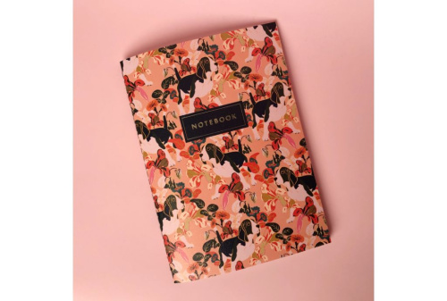 Тетрадь в клетку Dogs А5 24 л 90 г, бумага слоновая кость, сшивка