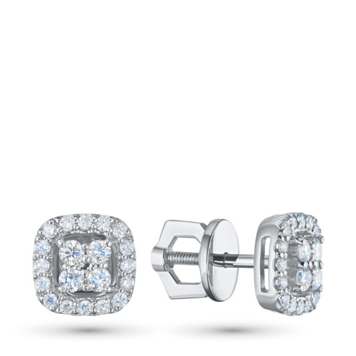 Пусеты из серебра э0612пс03174000_white