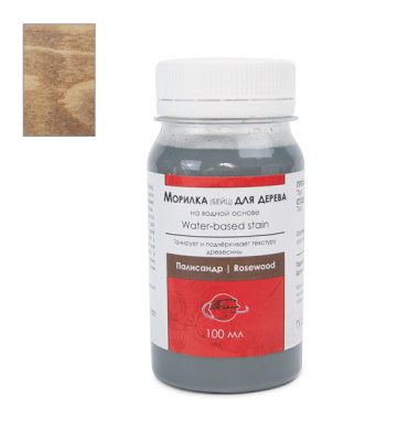 Морилка (бейц) на водной основе Таир 100 мл Палисандр
