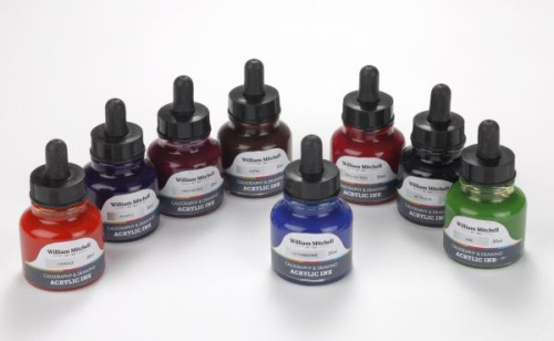 Чернила акриловые William Mitchell 30 мл, все цвета