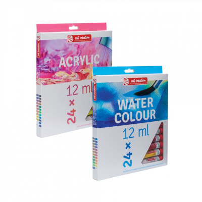 Набор акрила и акварели Talens "Art Creation Expression" 24 цв*12 мл в картоне