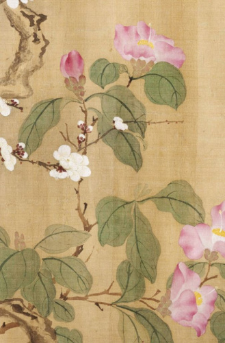 Блокнот Сто цветов фрагмент "Три лилии"