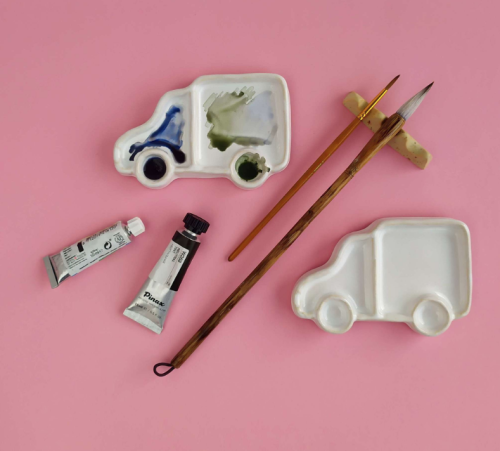 Палитра художественная керамическая "ЛАЙКМОБИЛЬ"