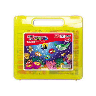 Набор масляной пастели Mungyo 36 цв, шестигранная, в пластиковом чемоданчике