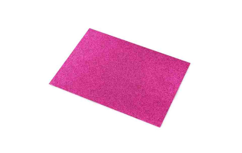 Бумага цветная глиттерная Sadipal "Sirio" А4 330 г Фуксия
