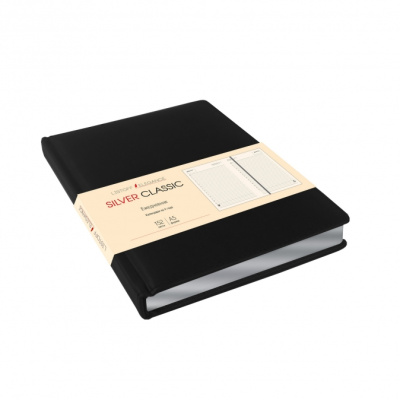 Ежедневник недатированный "Silver Classic" А5 152 л 70 г, черный