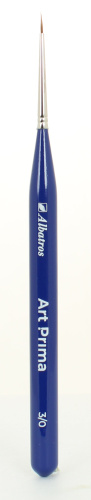 Кисть соболь + синтетика круглая №3/0 Альбатрос "Art Prima"