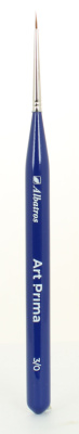 Кисть соболь + синтетика круглая №3/0 Альбатрос "Art Prima"