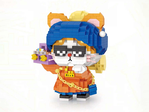 9279_MK Конструктор Котик-рэпер