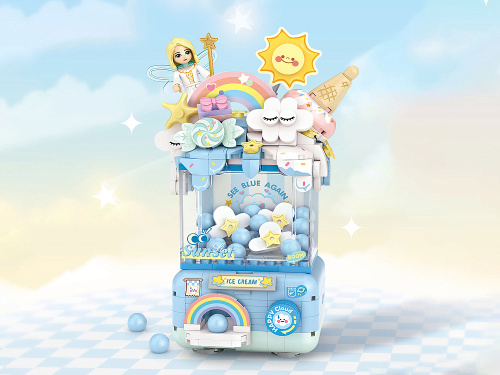 1681_MK Конструктор Гасяпон с голубыми цветами