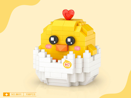 8611_MK Конструктор Цыпленок в скорлупе