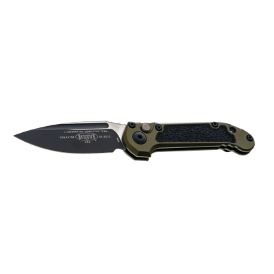 Автоматический нож Microtech LUDT Gen III, сталь M390, рукоять алюминий, зеленый