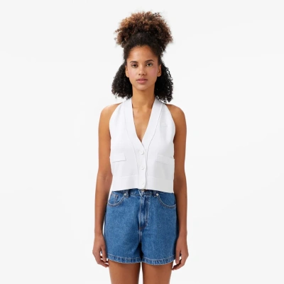 Женский лёгкий кардиган Lacoste без рукавов