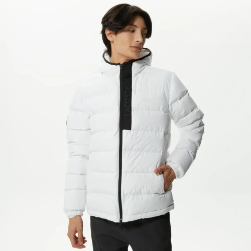 Мужская стёганая куртка Lacoste с капюшоном