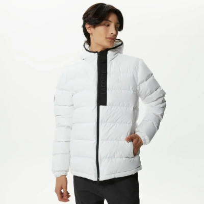 Мужская стёганая куртка Lacoste с капюшоном