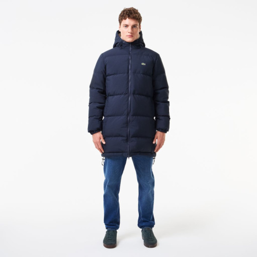 Мужская стёганая куртка Lacoste с капюшоном