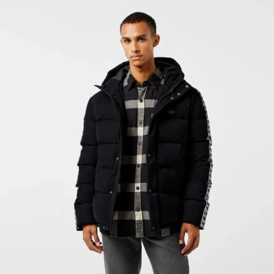 Мужская стёганая куртка Lacoste с капюшоном