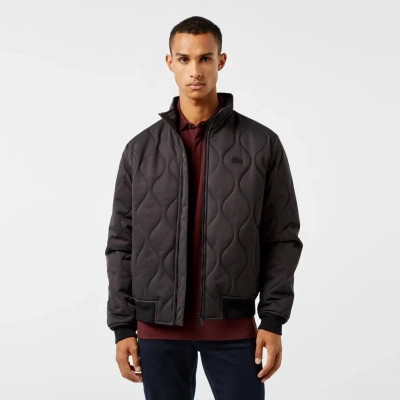 Мужская стёганая куртка Lacoste с высоким воротом