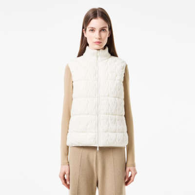 Женский утепленный двусторонний жилет Lacoste