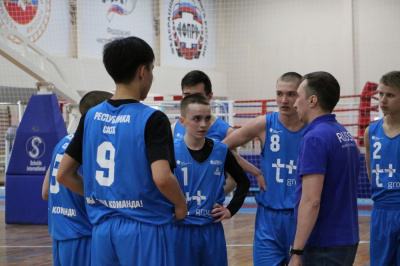 Команда по баскетболу «Витязь» - на первом месте /   Мирнинский 