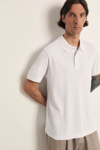 Рубашка-поло из хлопка