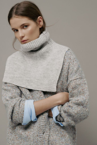 Кардиган с шерстью