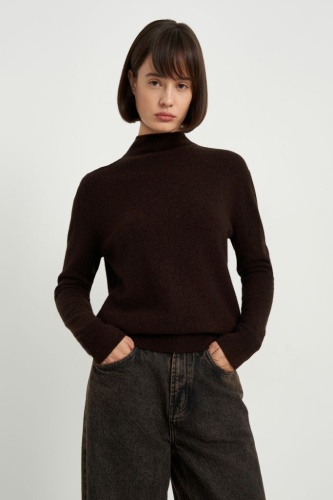 Шерстяной джемпер с добавлением шелка и кашемира