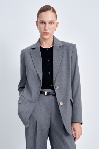 Жакет из шерсти и лайкры