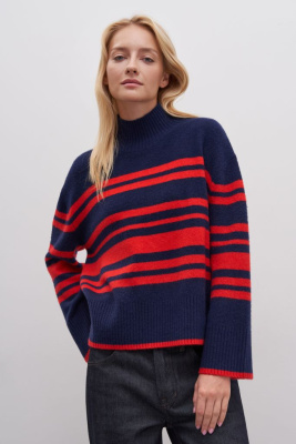 Джемпер широкого силуэта с шерстью